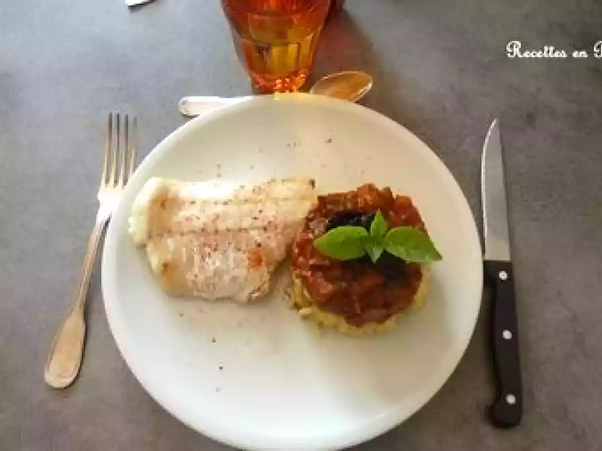 FILETS DE PERCHE AUX AUBERGINES ET AUX PÂTES (recette légère) - photo 3