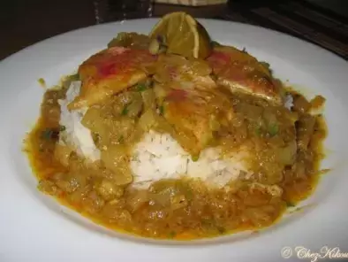 Filets de Rougets en curry vert
