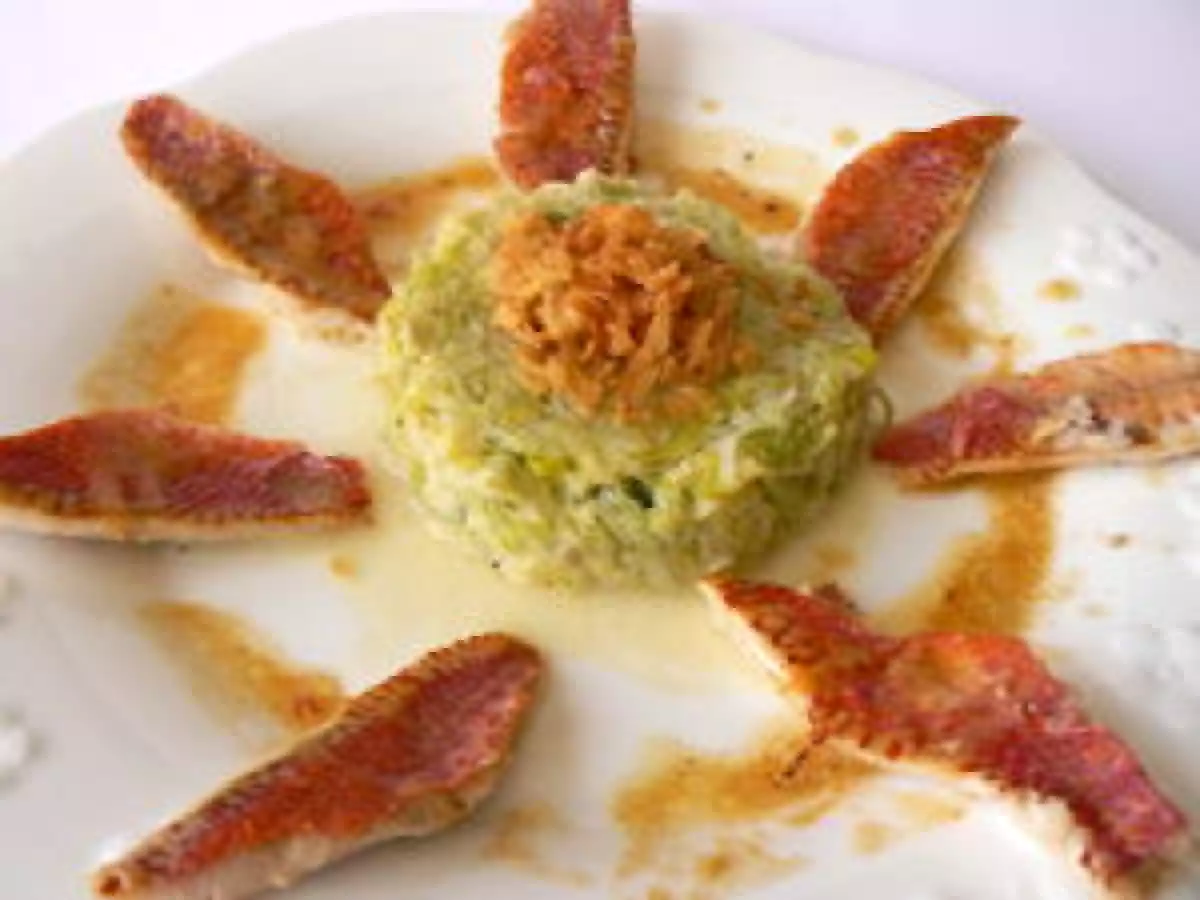 Filets de rougets grillés, sauce au vinaigre aux algues - photo 2