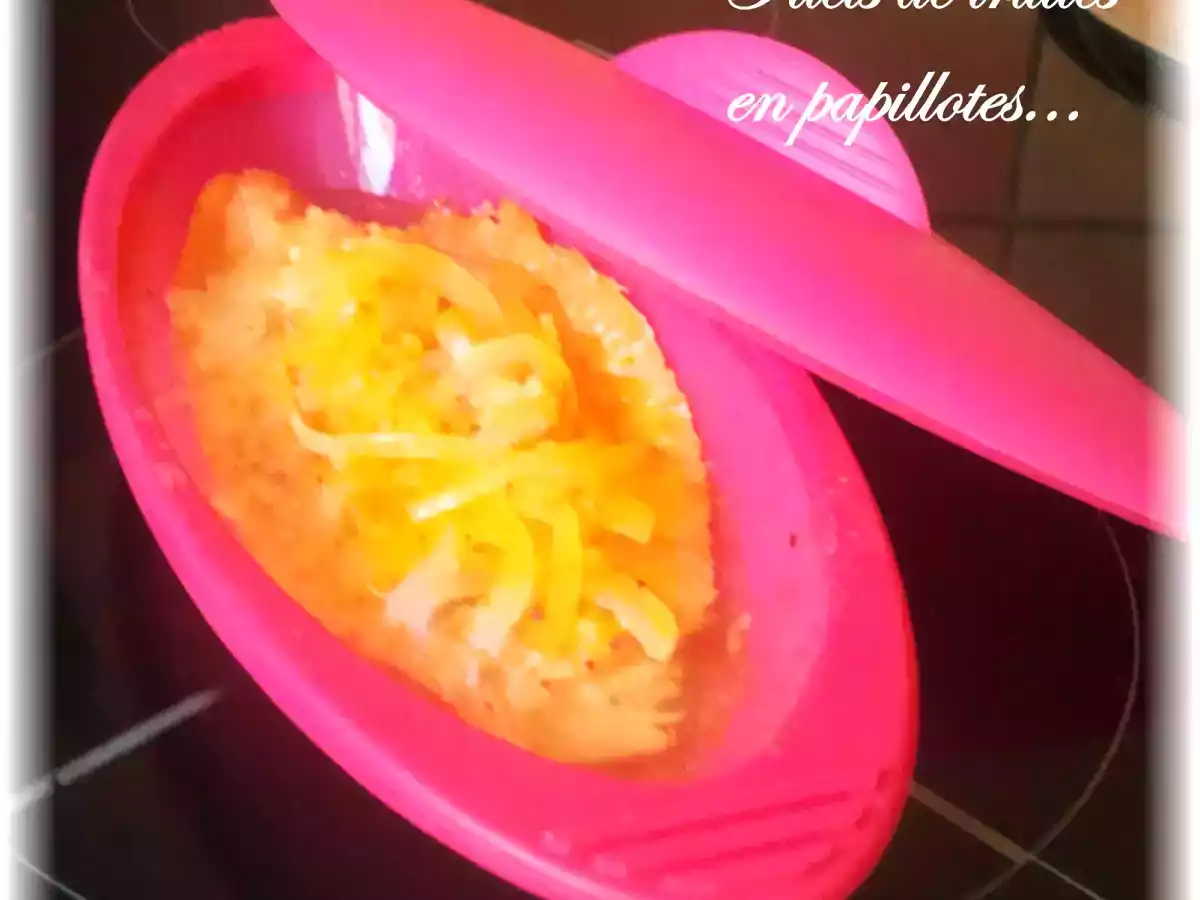 Filets de truite en papillotes...