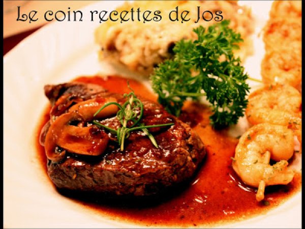 Filets Mignons Sauce Aux Champignons Et Au Porto Recette Ptitchef