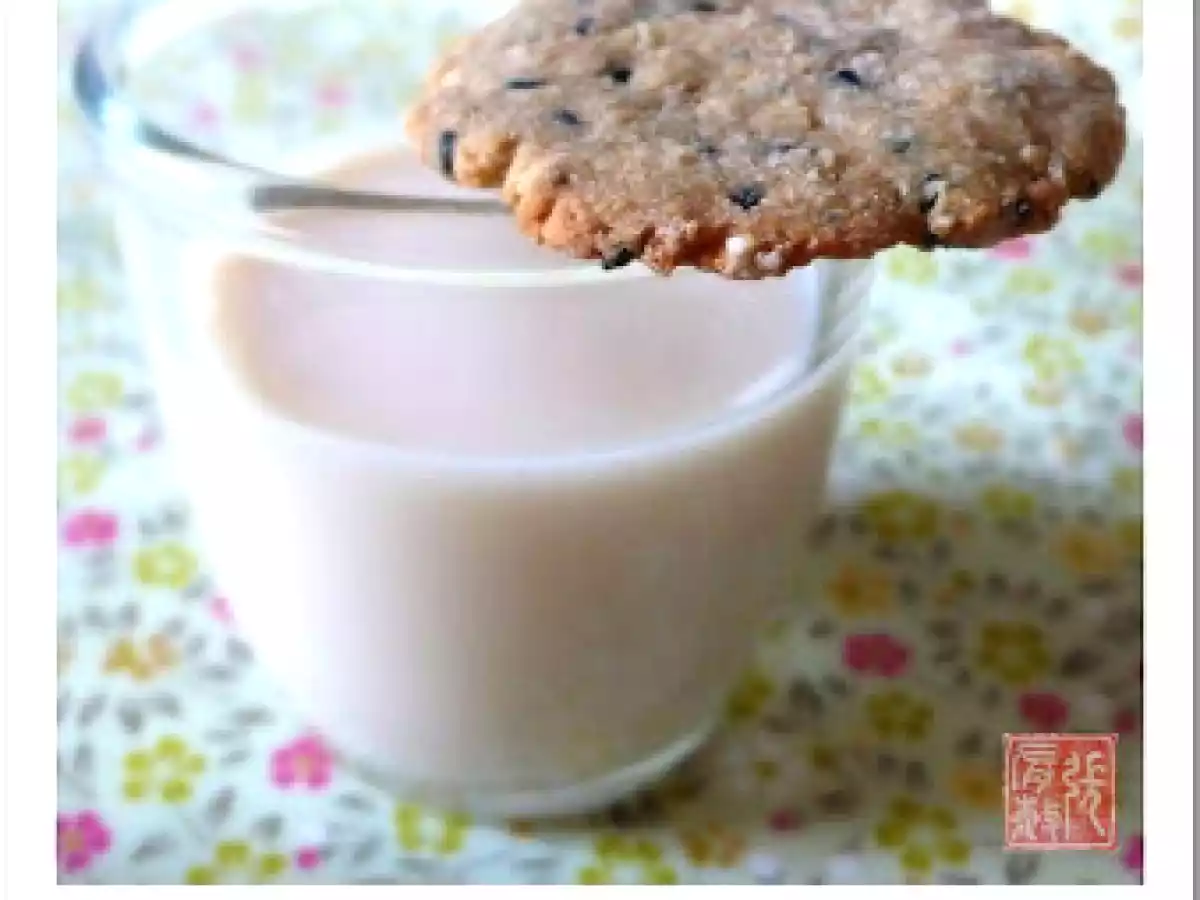 Fin septembre, début octobre (biscuits au sésame noir & haricots rouges) - photo 4