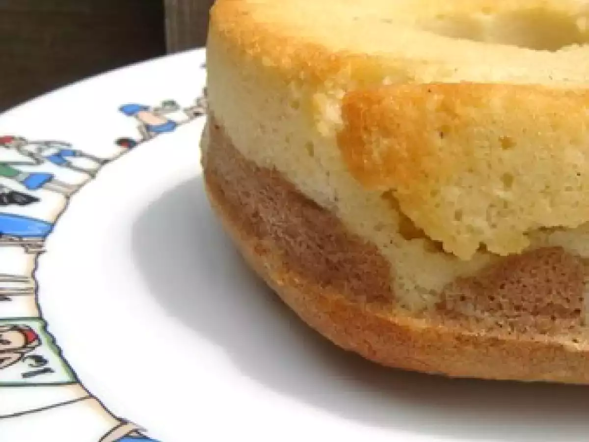 Financier marbré amande / pralinoise, terrrrriblement bon ! - photo 2