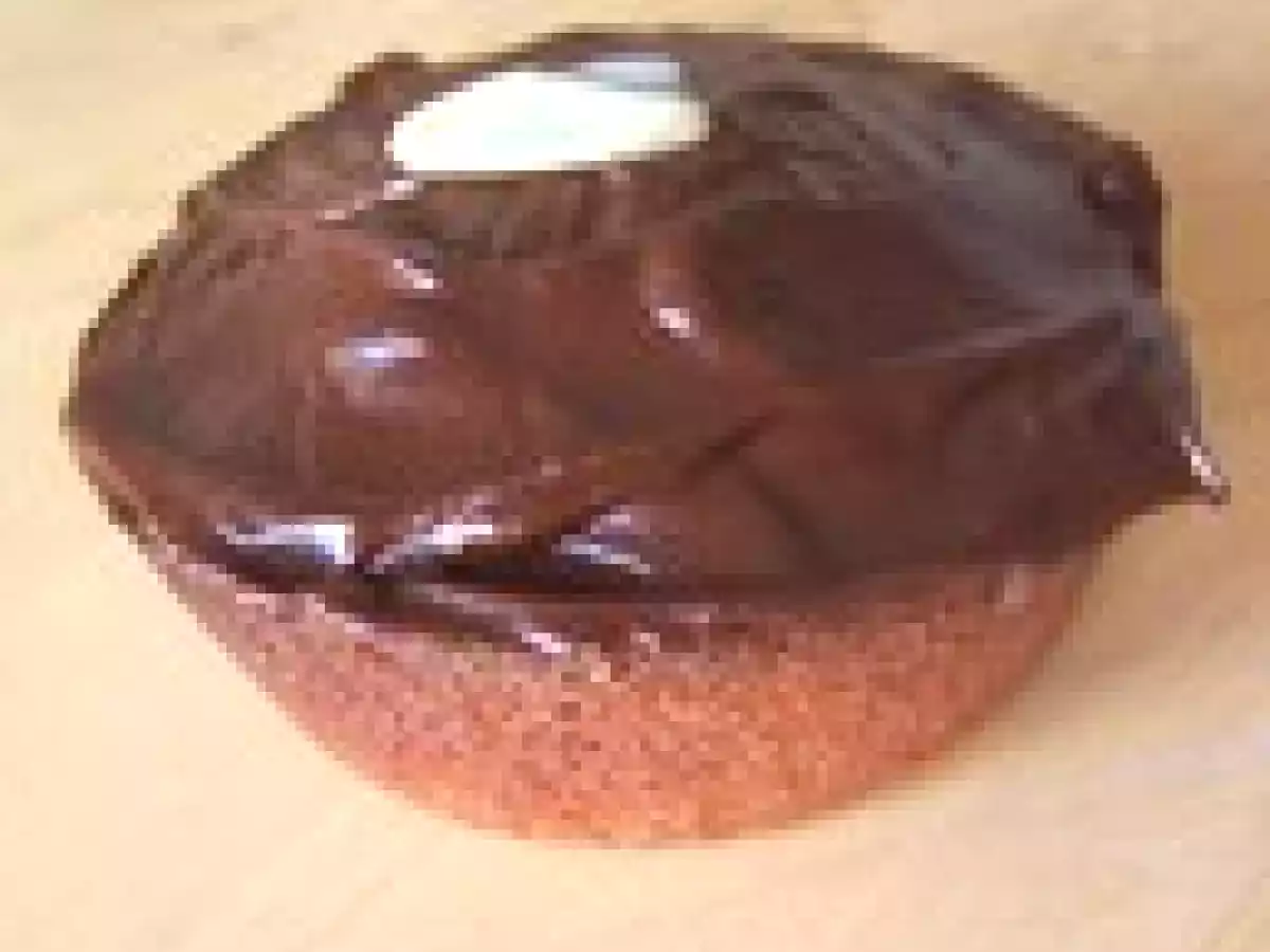 Financiers à l'Amaretto comme des cupcakes, avec du chocolat - photo 3