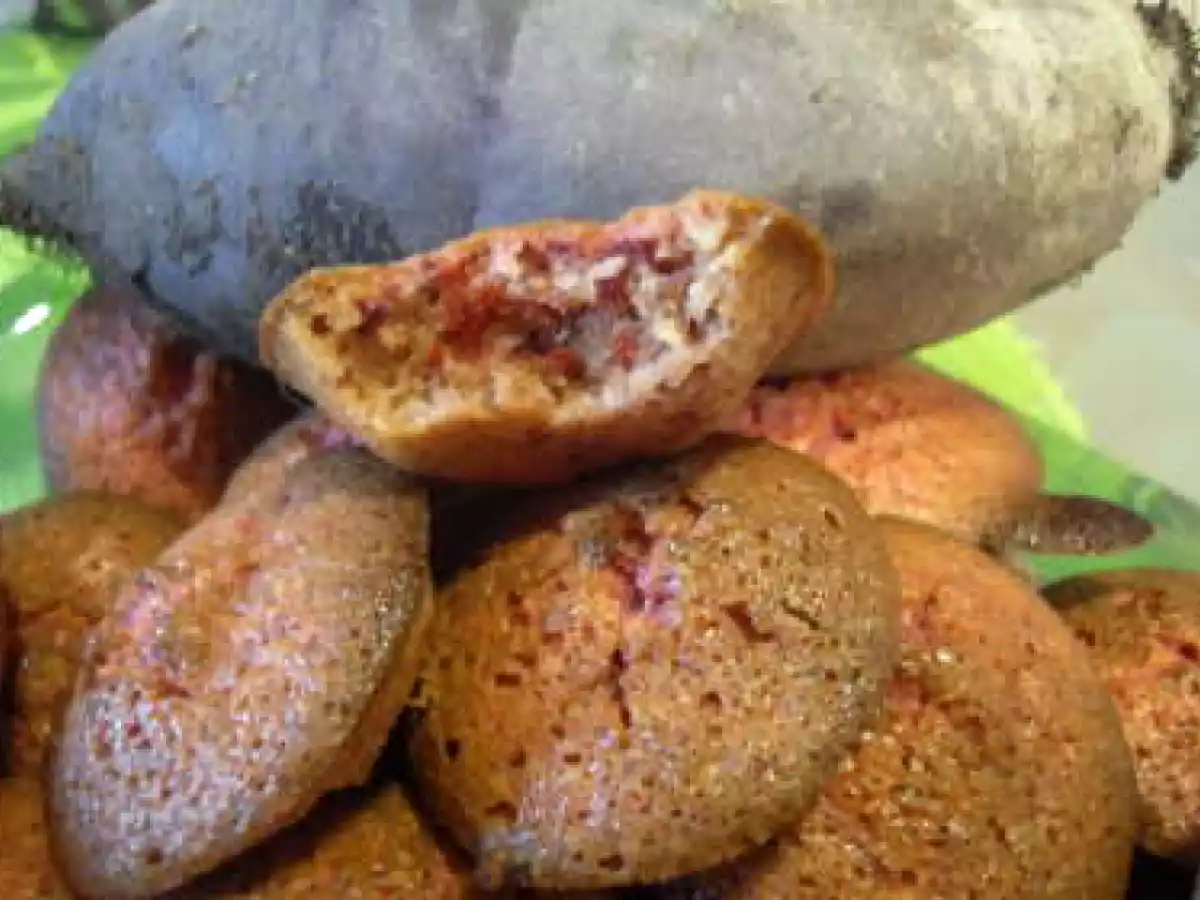 Financiers à la betterave rouge