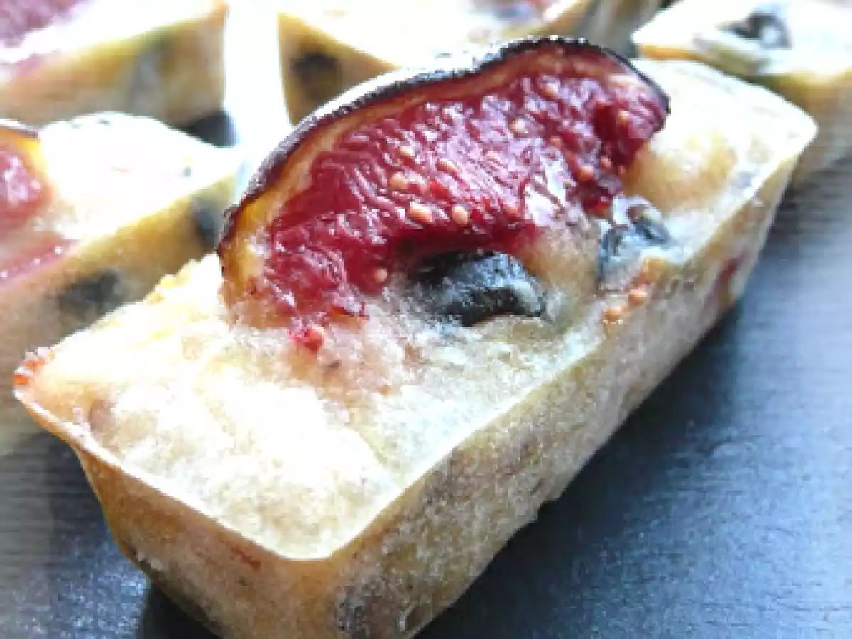 Financiers au jambon & aux figues