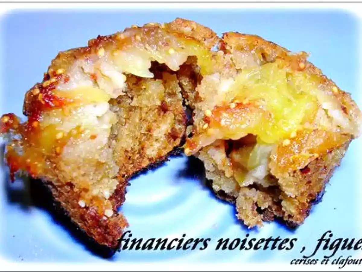 FINANCIERS AUX FIGUES ET NOISETTES