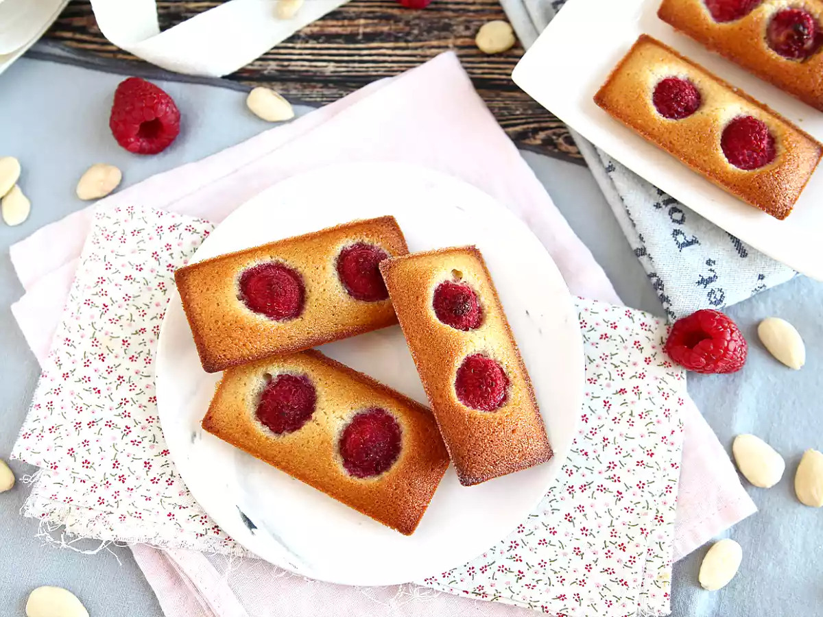 Financiers aux framboises, la recette détaillée et facile à faire - photo 5