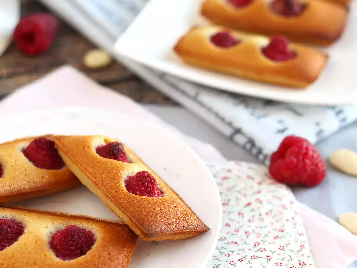 Financiers aux framboises, la recette détaillée et facile à faire - photo 3