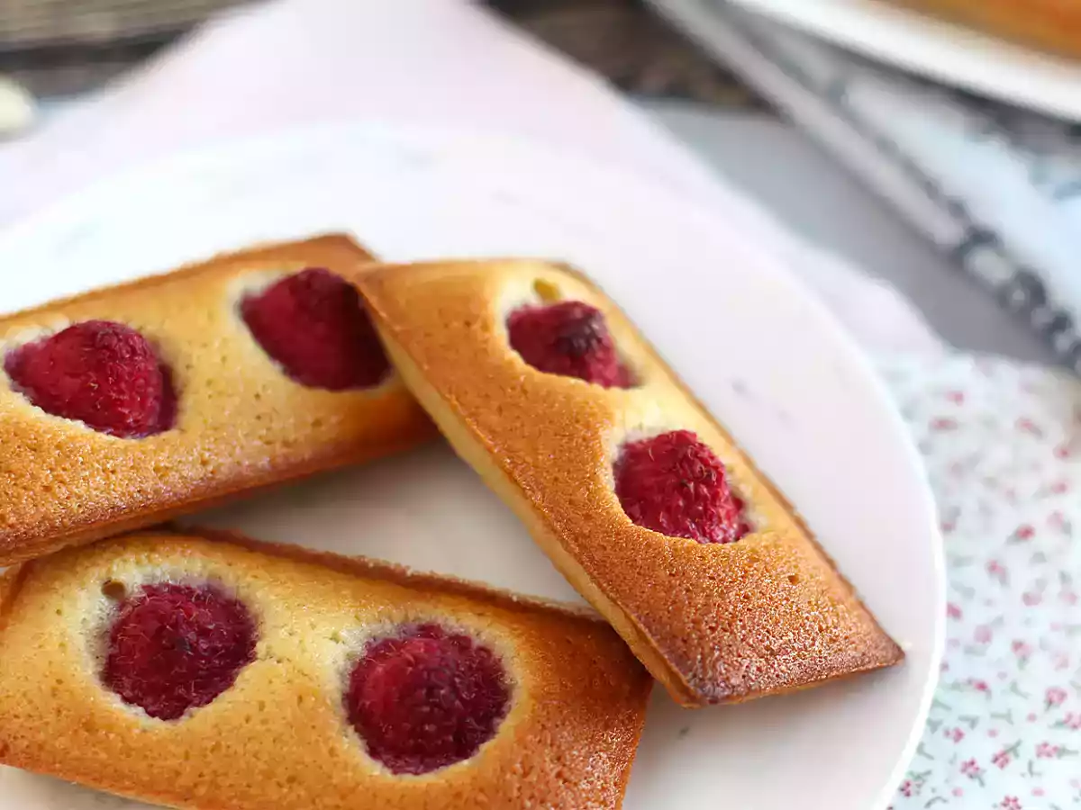 Financiers aux framboises, la recette détaillée et facile à faire - photo 7