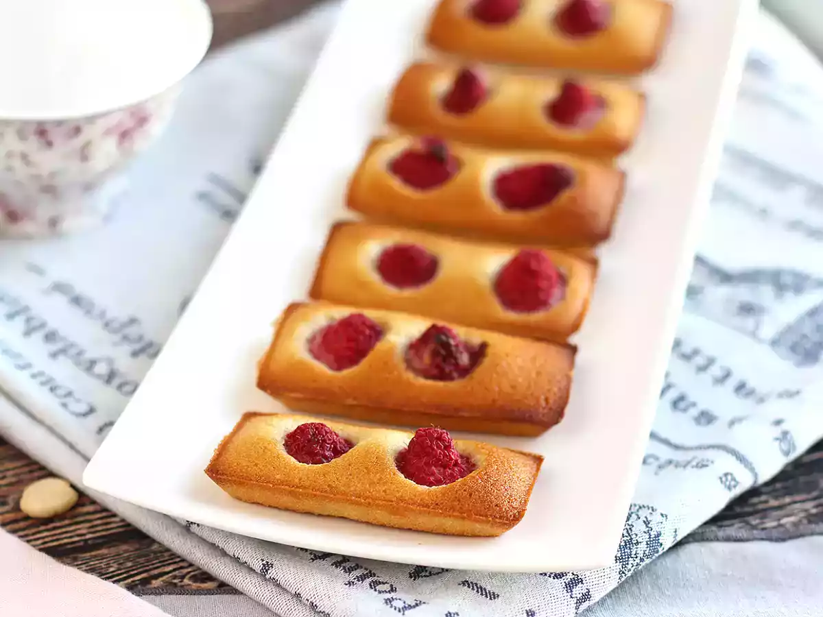 Financiers aux framboises, la recette détaillée et facile à faire - photo 6