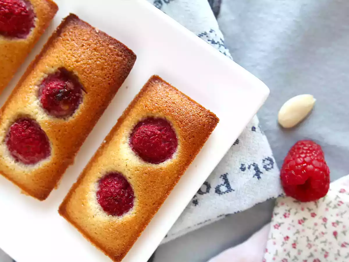 Financiers aux framboises, la recette détaillée et facile à faire - photo 4