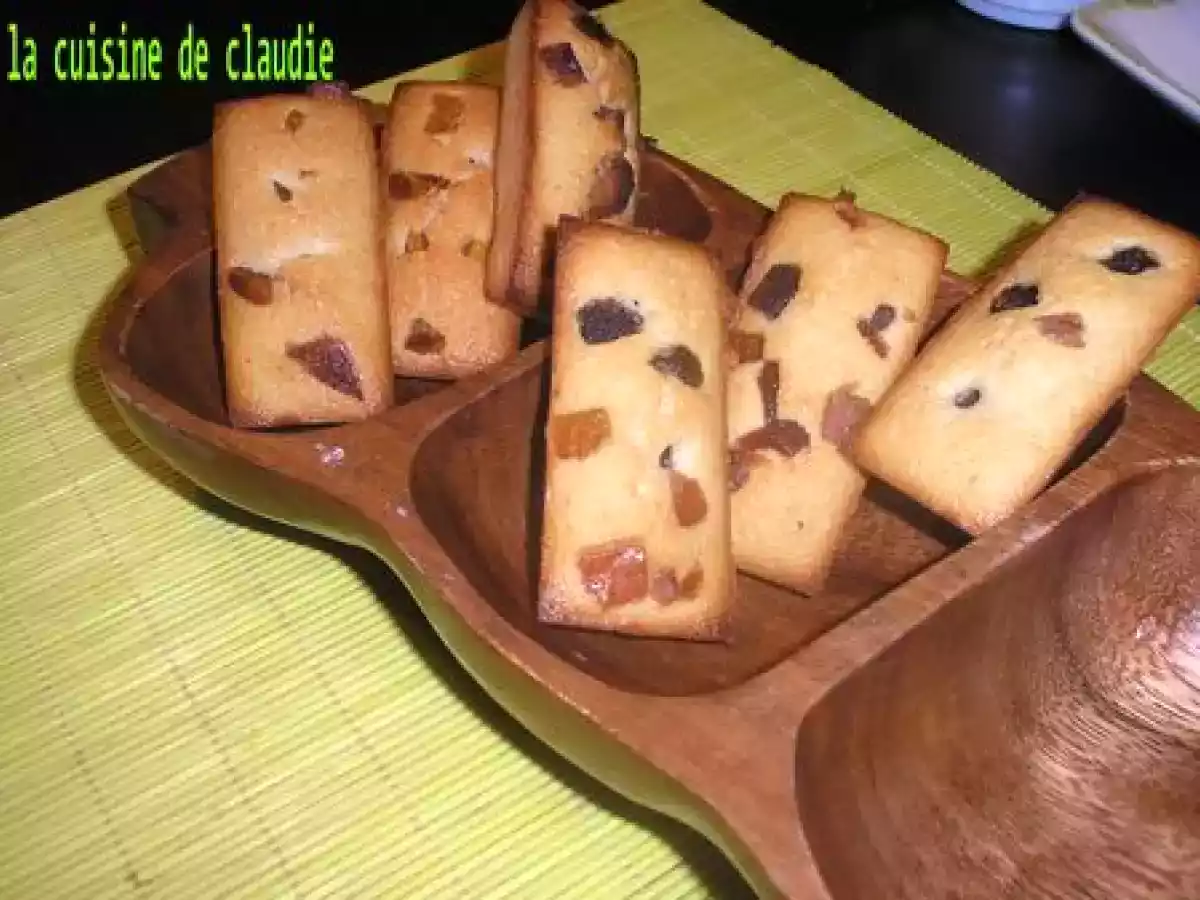 Financiers aux fruits confits