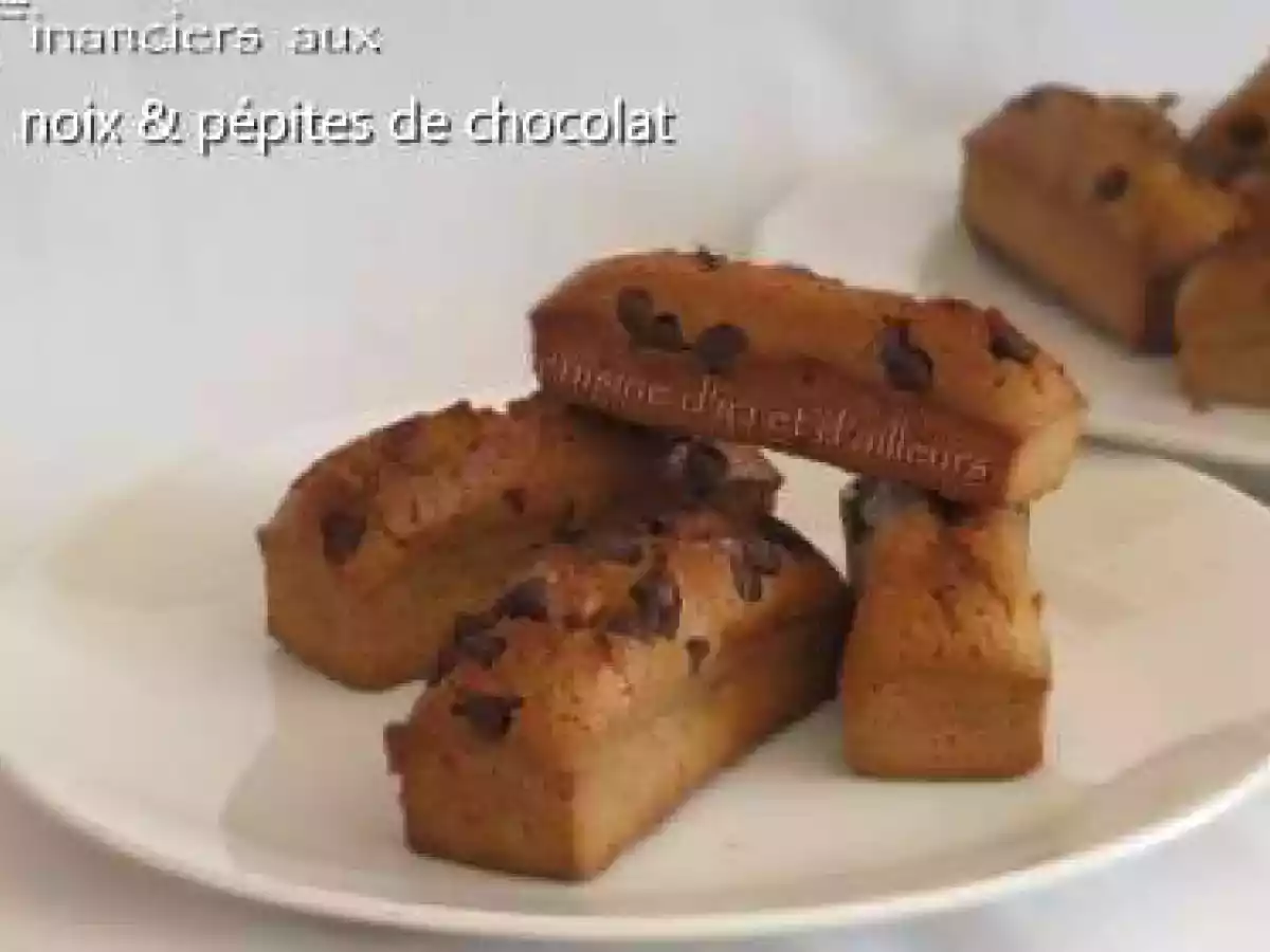Financiers aux noix & pépites de chocolat - photo 2