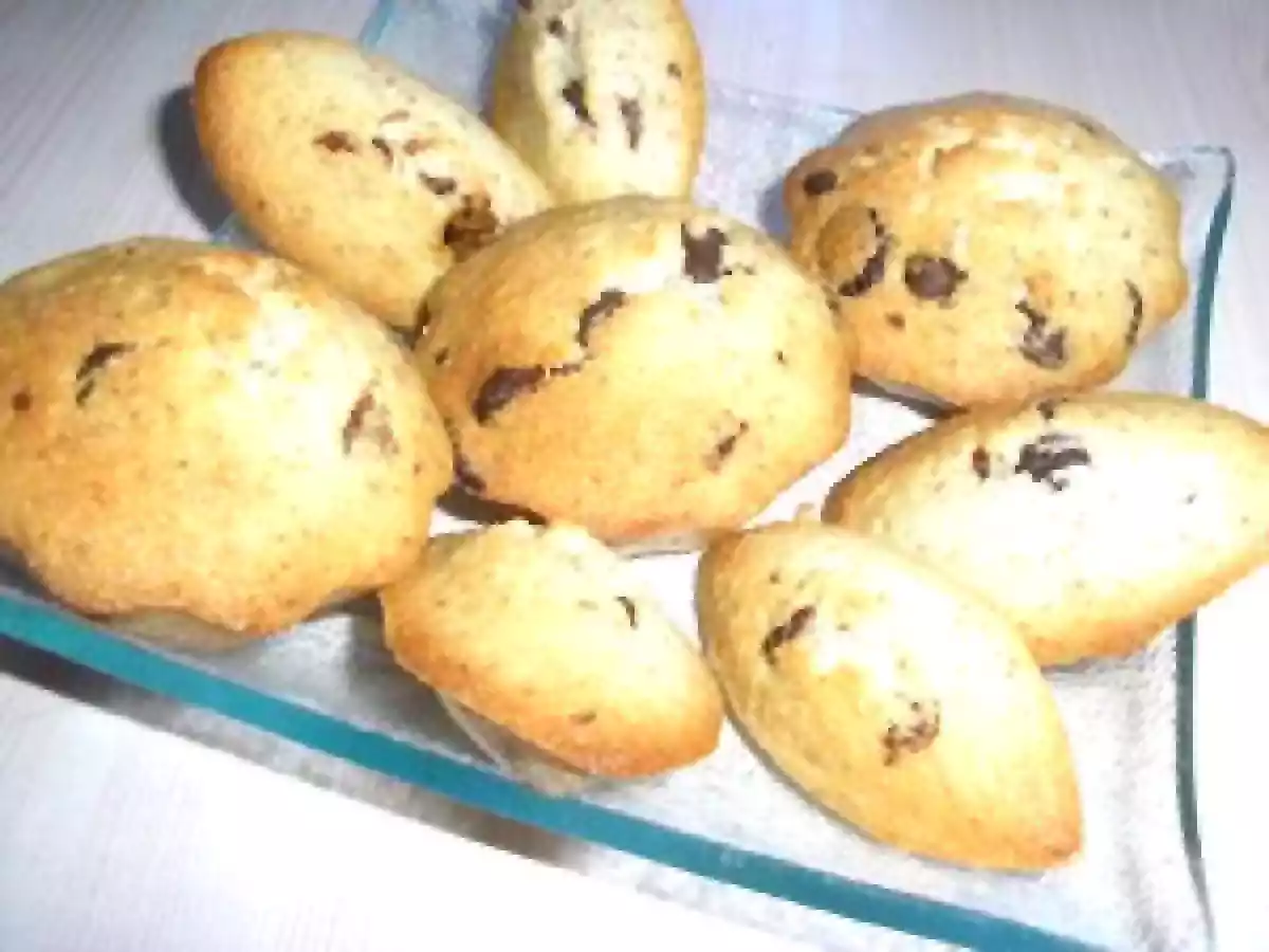 Financiers aux pépites de chocolat et aux michoko