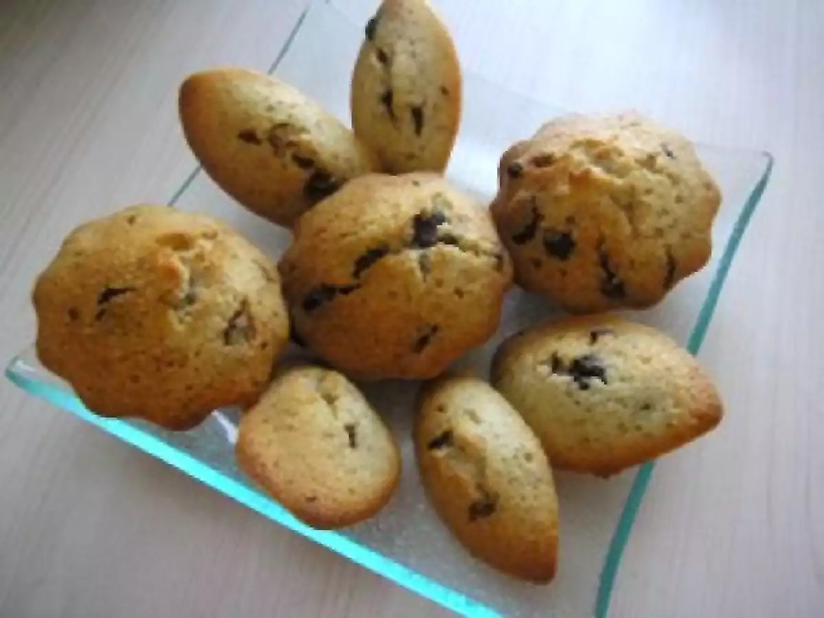 Financiers aux pépites de chocolat et aux michoko - photo 2