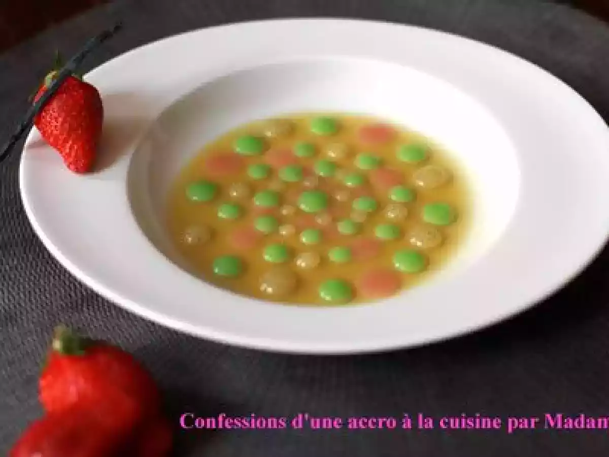 Fine gelée de Kiwi, Fraise, Vanille de Christelle Brua