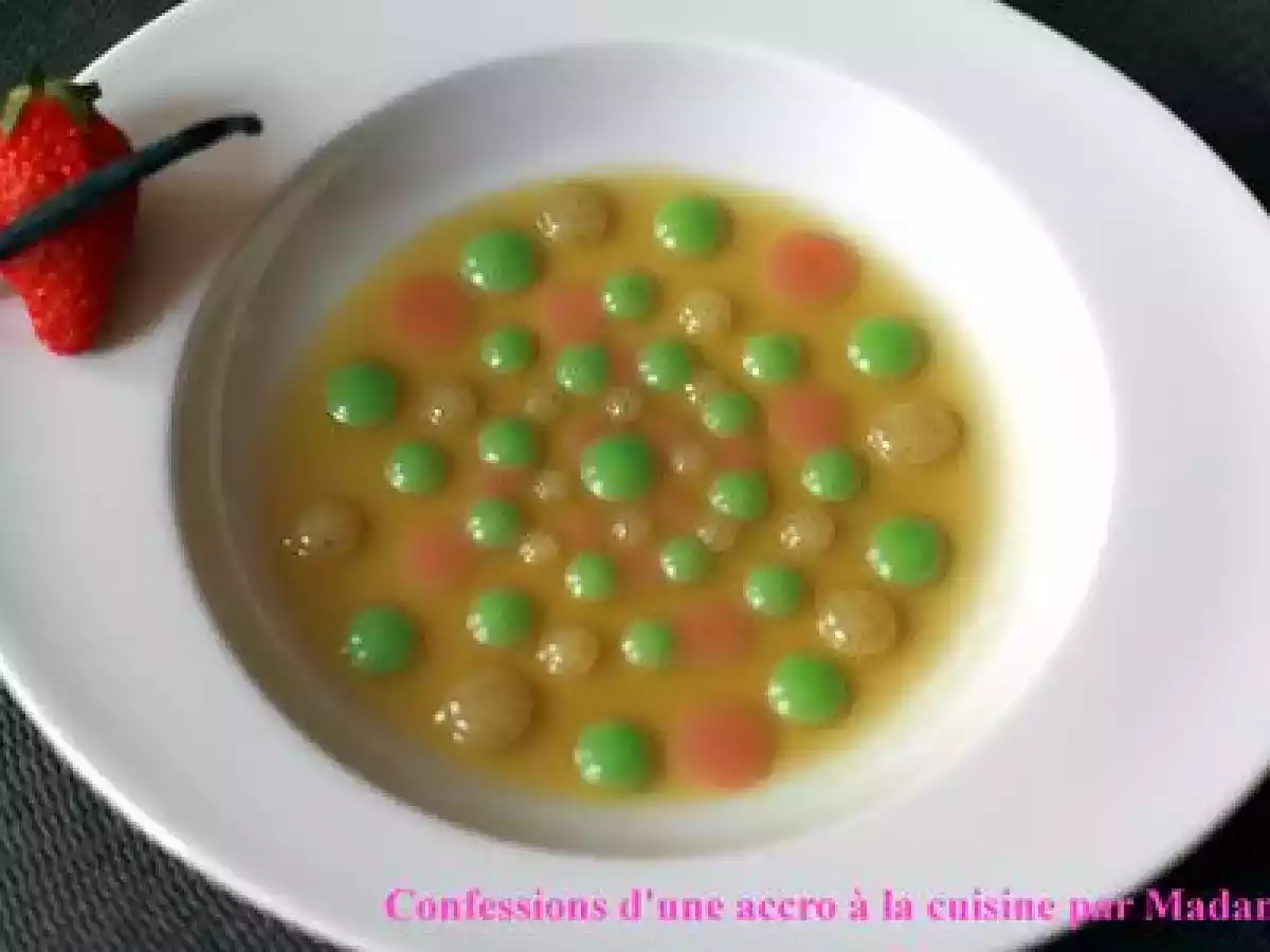 Fine gelée de Kiwi, Fraise, Vanille de Christelle Brua - photo 2