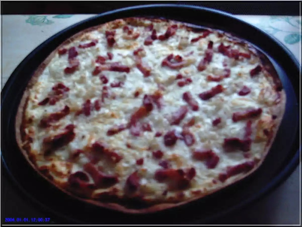 FLAMENKUCHE ou TARTE FLAMBEE