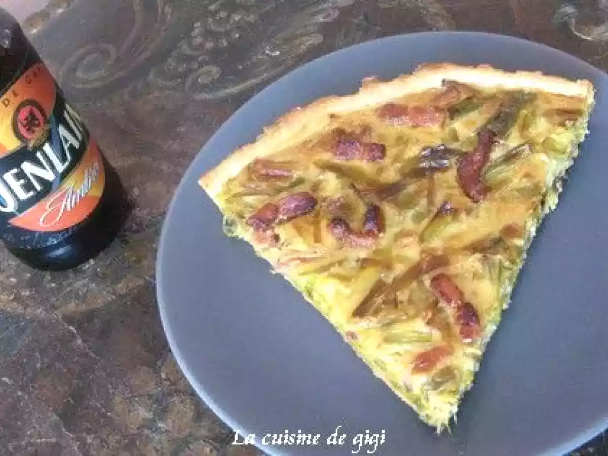 Flamiche à la bière et aux lardons - photo 2