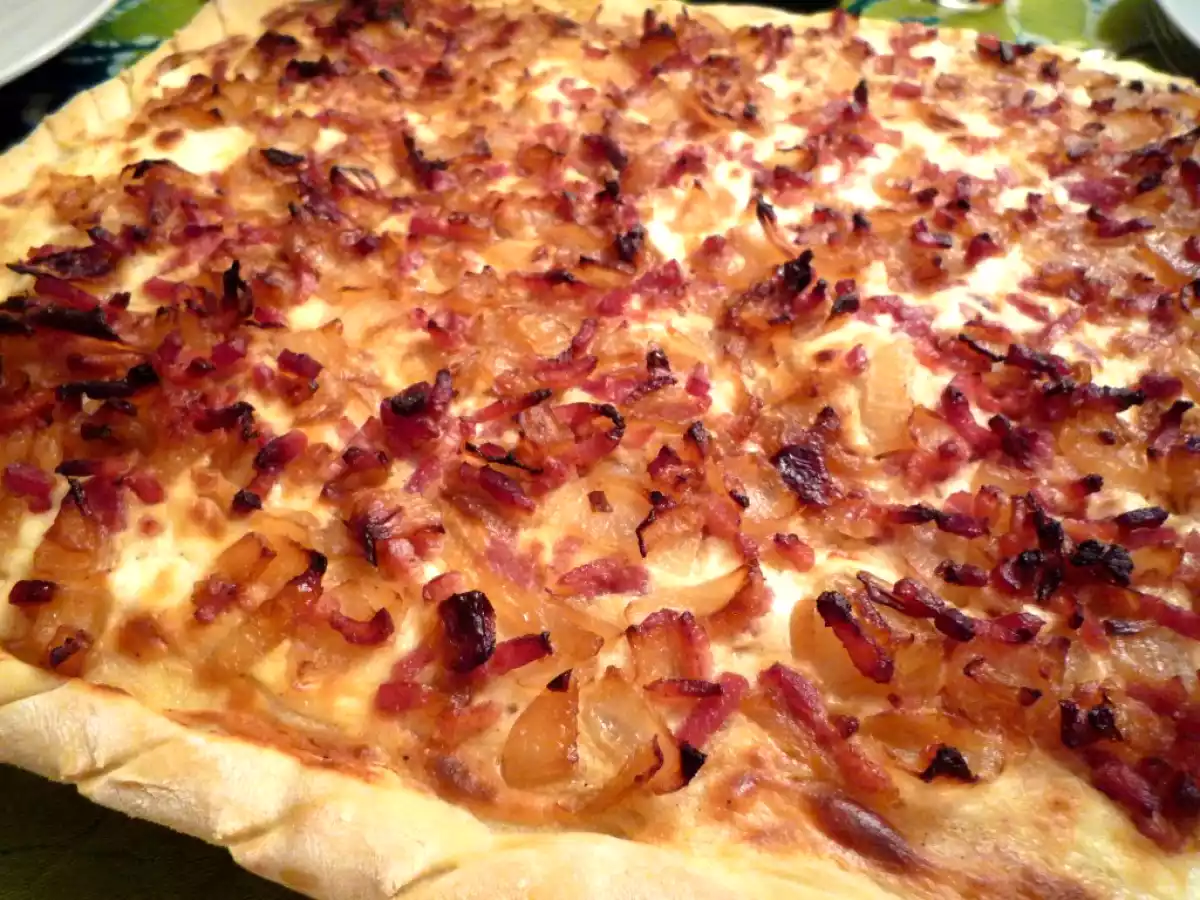 Flammekueche alsacienne