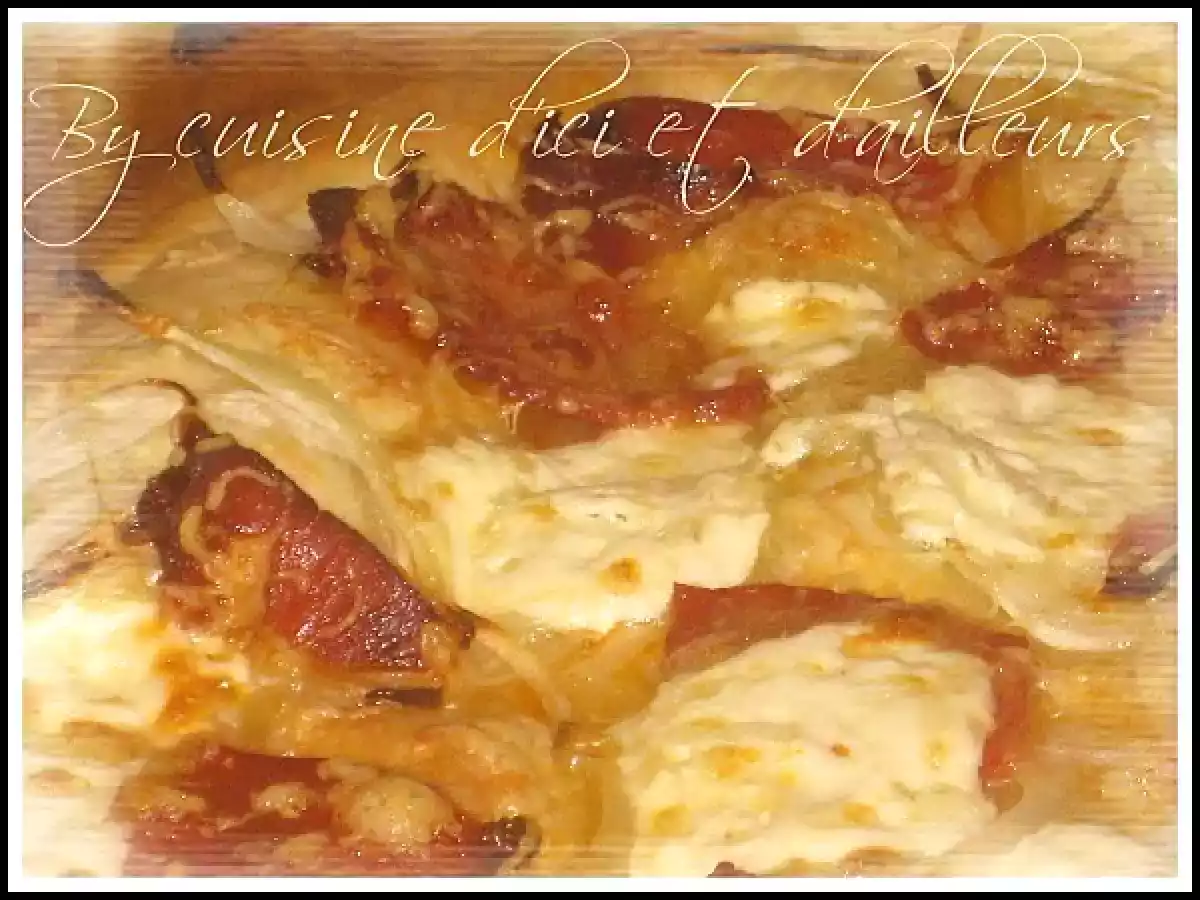 Flammekueche au chorizo & oignons - photo 3