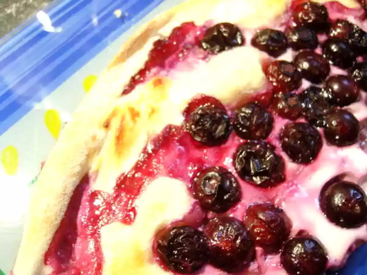 Flammekueche aux myrtilles - photo 3