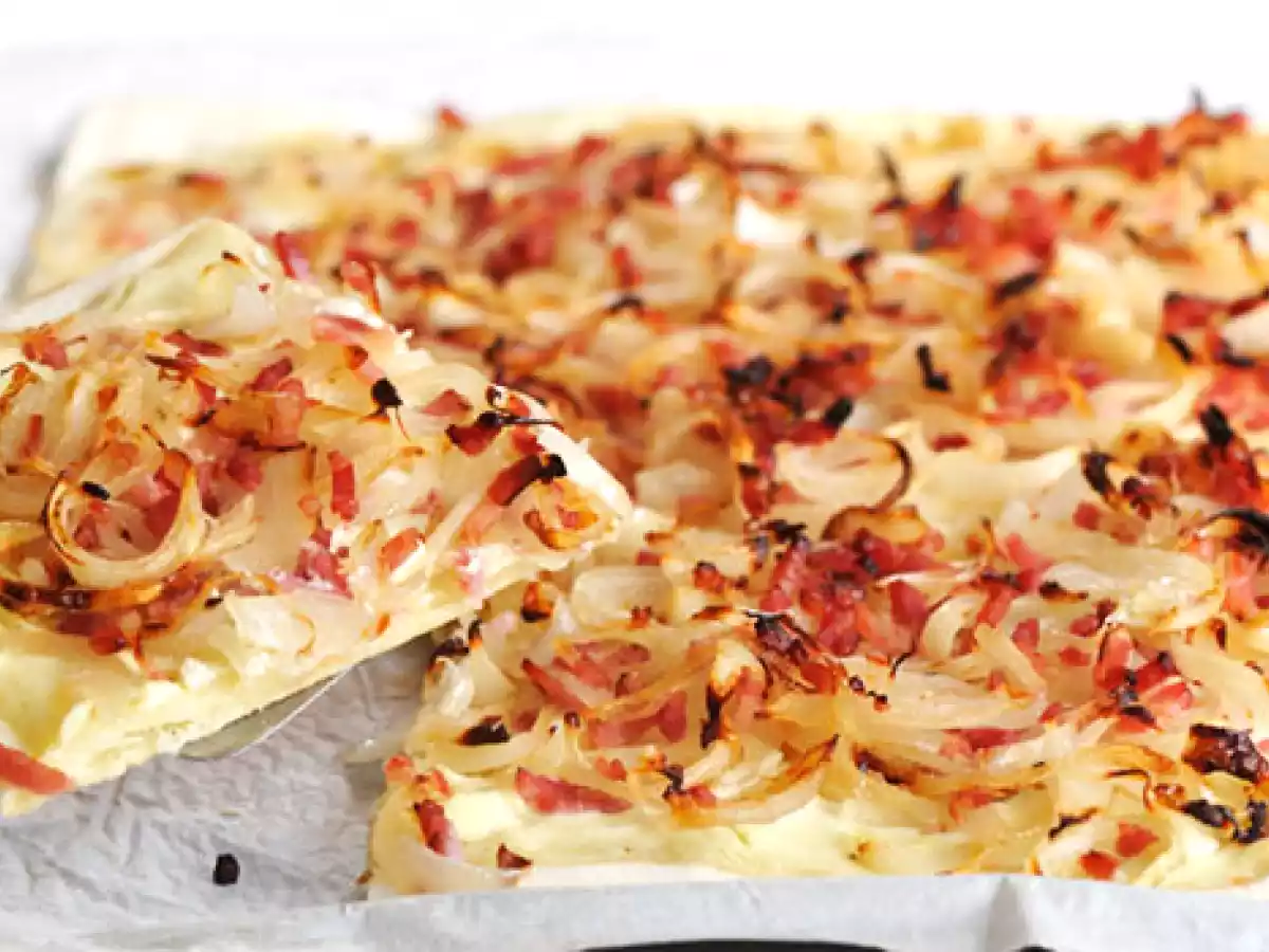 Flammekueche, flamiche ou tarte flambée en version sans gluten !