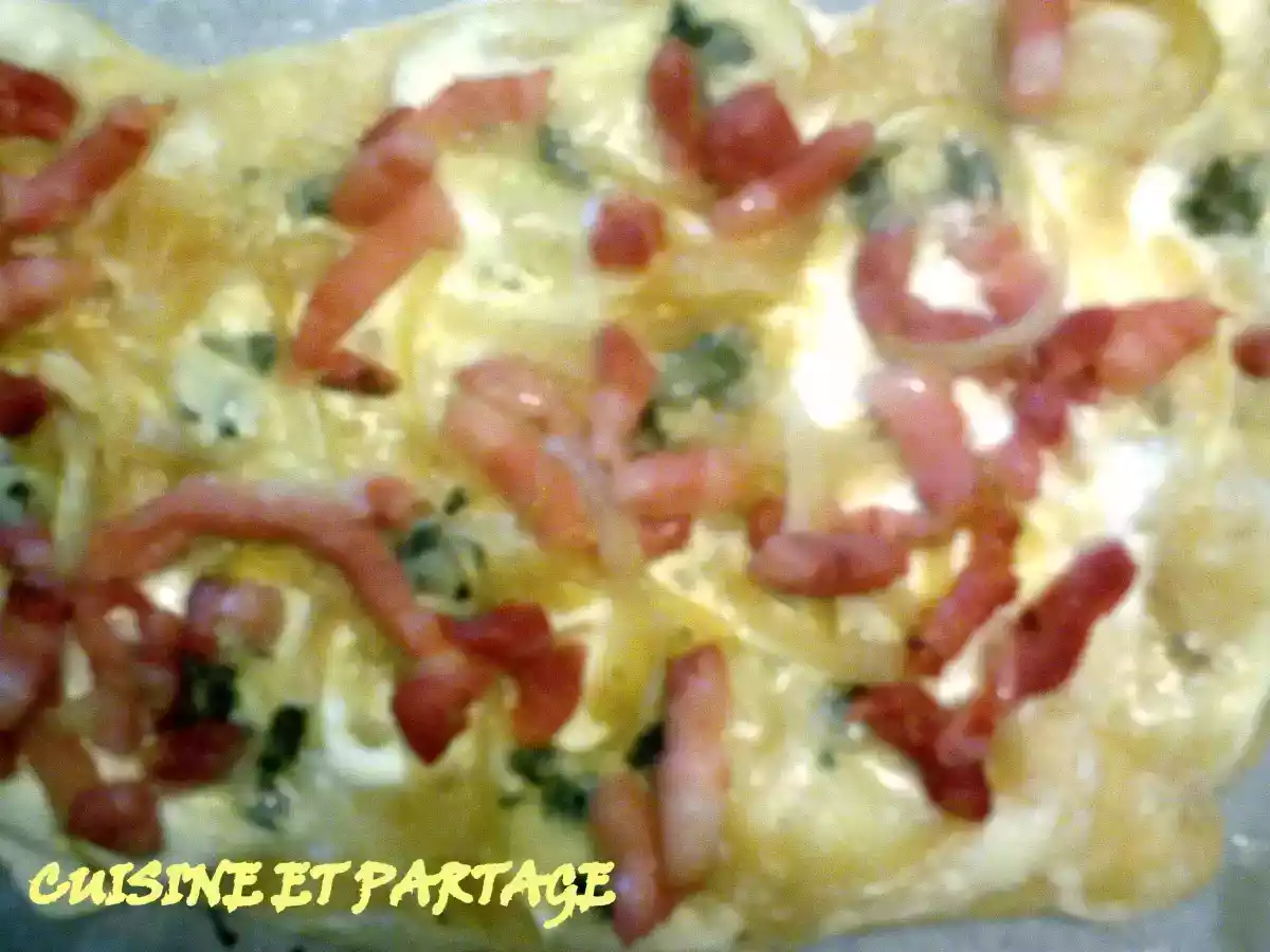 flammekueche poireaux-lardon-oignon