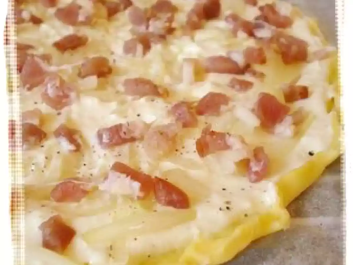 Flammenküeche aux lardons