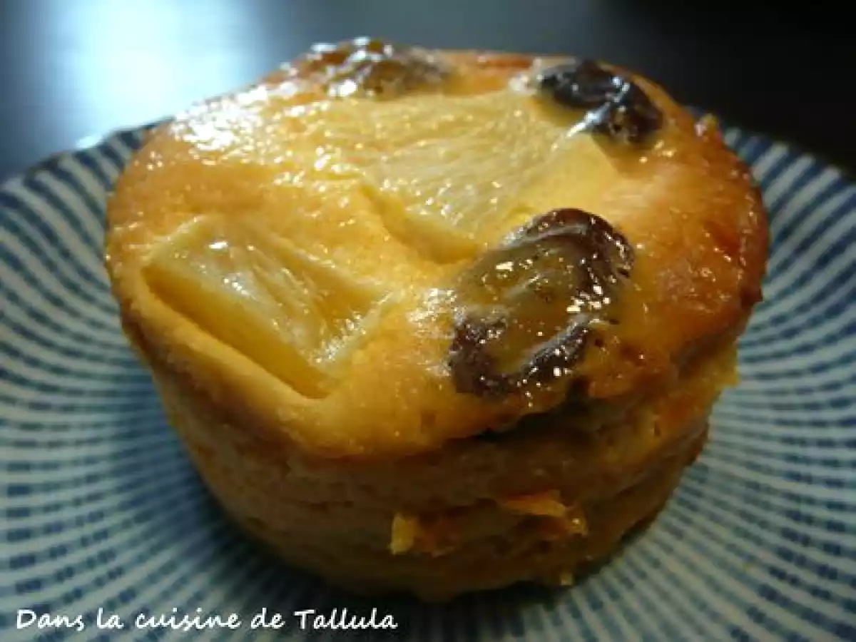 Flan à l'ananas, rhum/raisins - photo 2