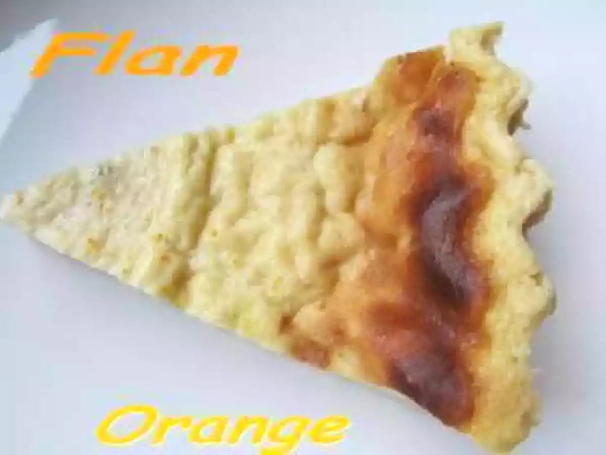 FLAN A L'ORANGE