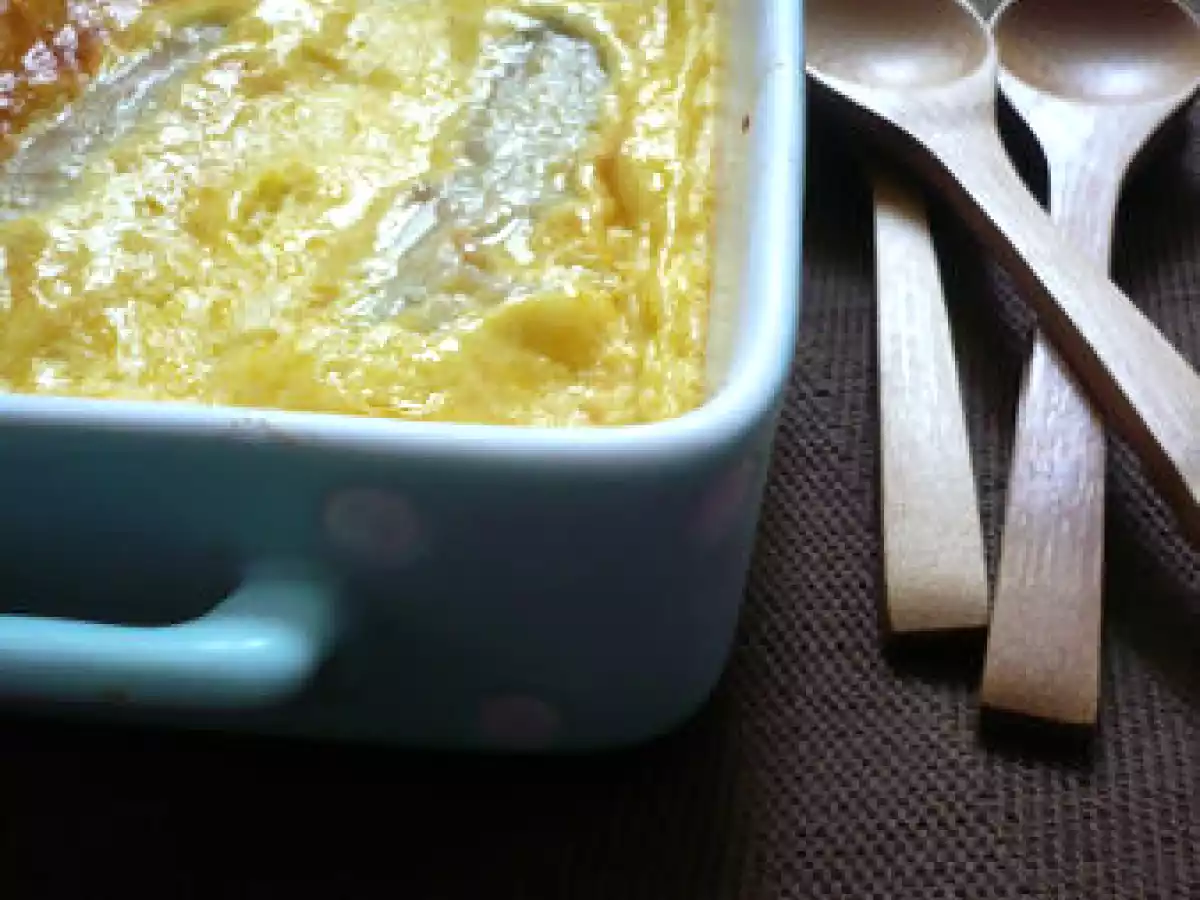 Flan à la banane et coco