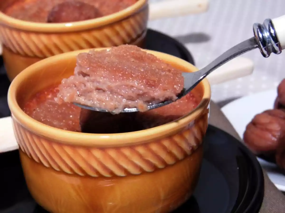 Flan à la crème de marrons