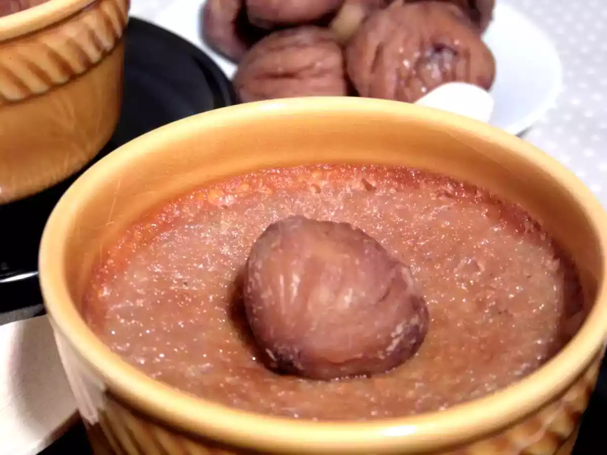 Flan à la crème de marrons - photo 2