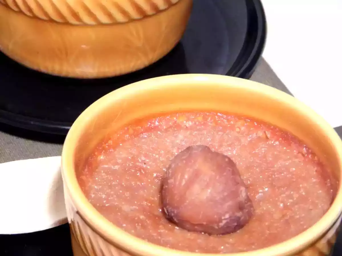 Flan à la crème de marrons - photo 3