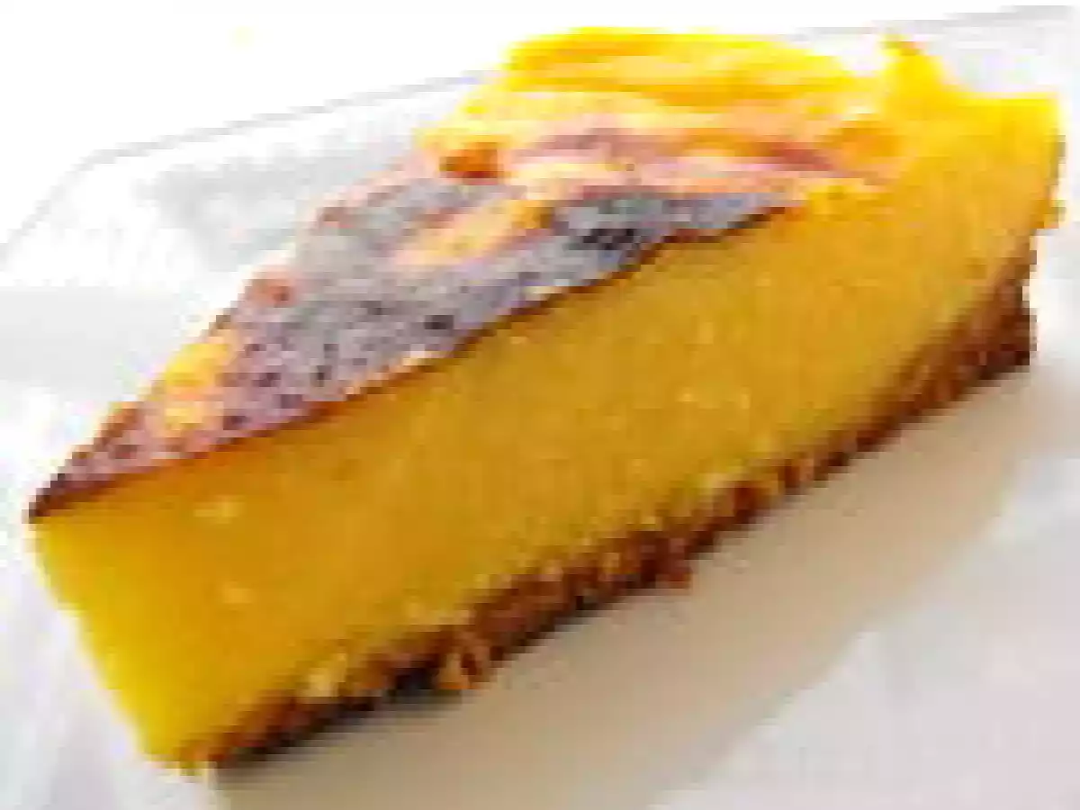 Flan à la frangipane sur lit de biscuits - photo 2