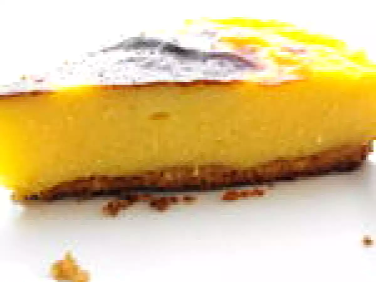 Flan à la frangipane sur lit de biscuits - photo 5