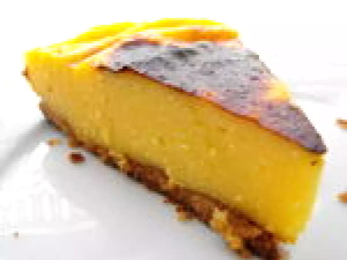 Flan à la frangipane sur lit de biscuits - photo 6