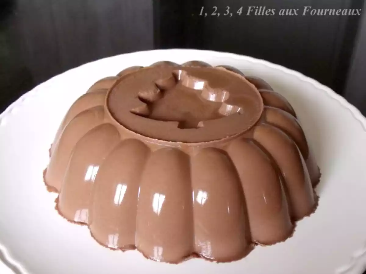 Flan au chocolat noir