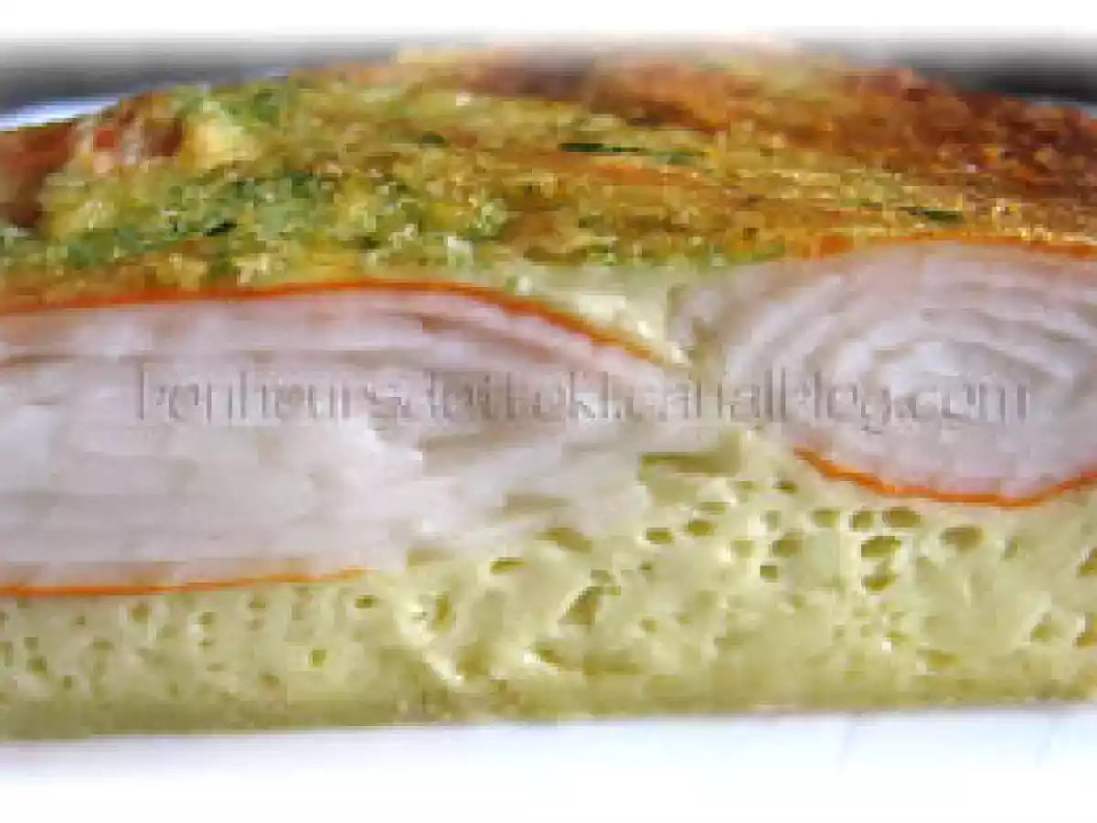 Flan au crabe et aux crevettes