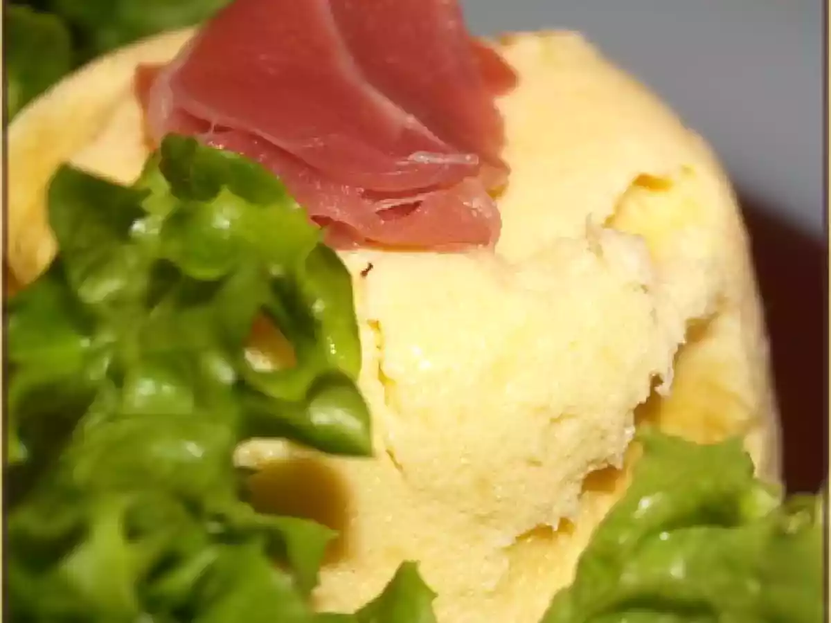 Flan au Gruyère et au Jambon de Pays ... 2 minutes au Micro-ondes