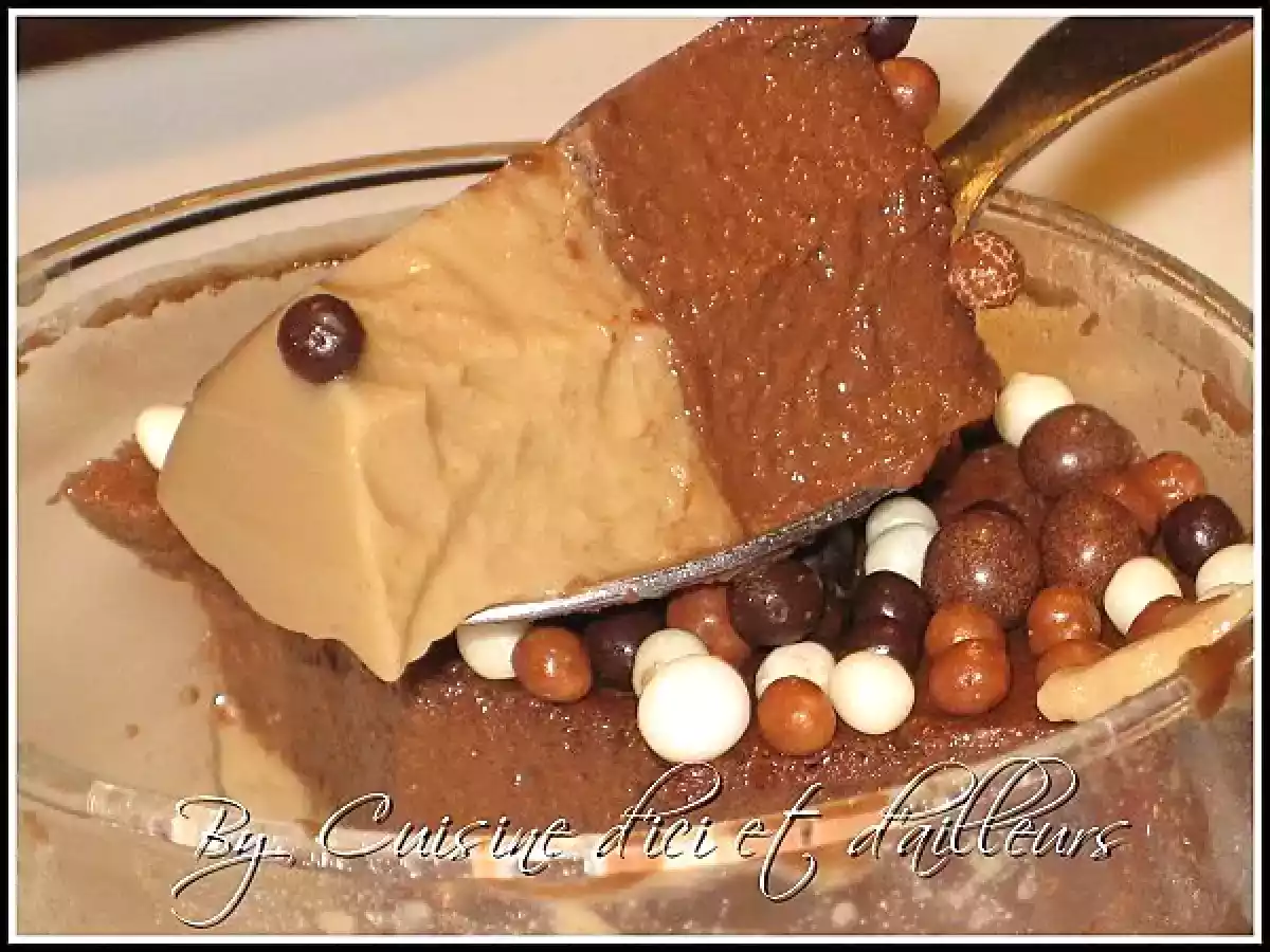 Flan au lait concentré parfumé au salidou & chocolat - photo 2