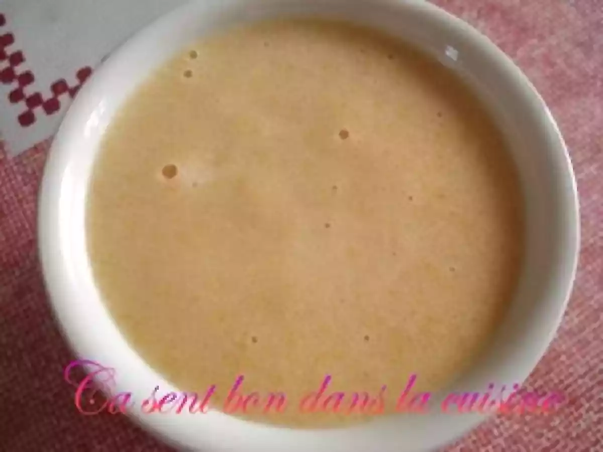 Flan aux abricots sans cuisson light