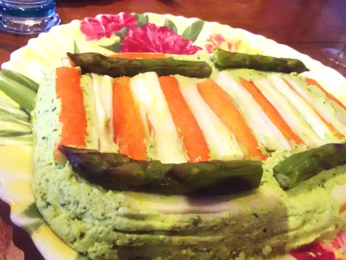 Flan aux asperges et au surimi - photo 3