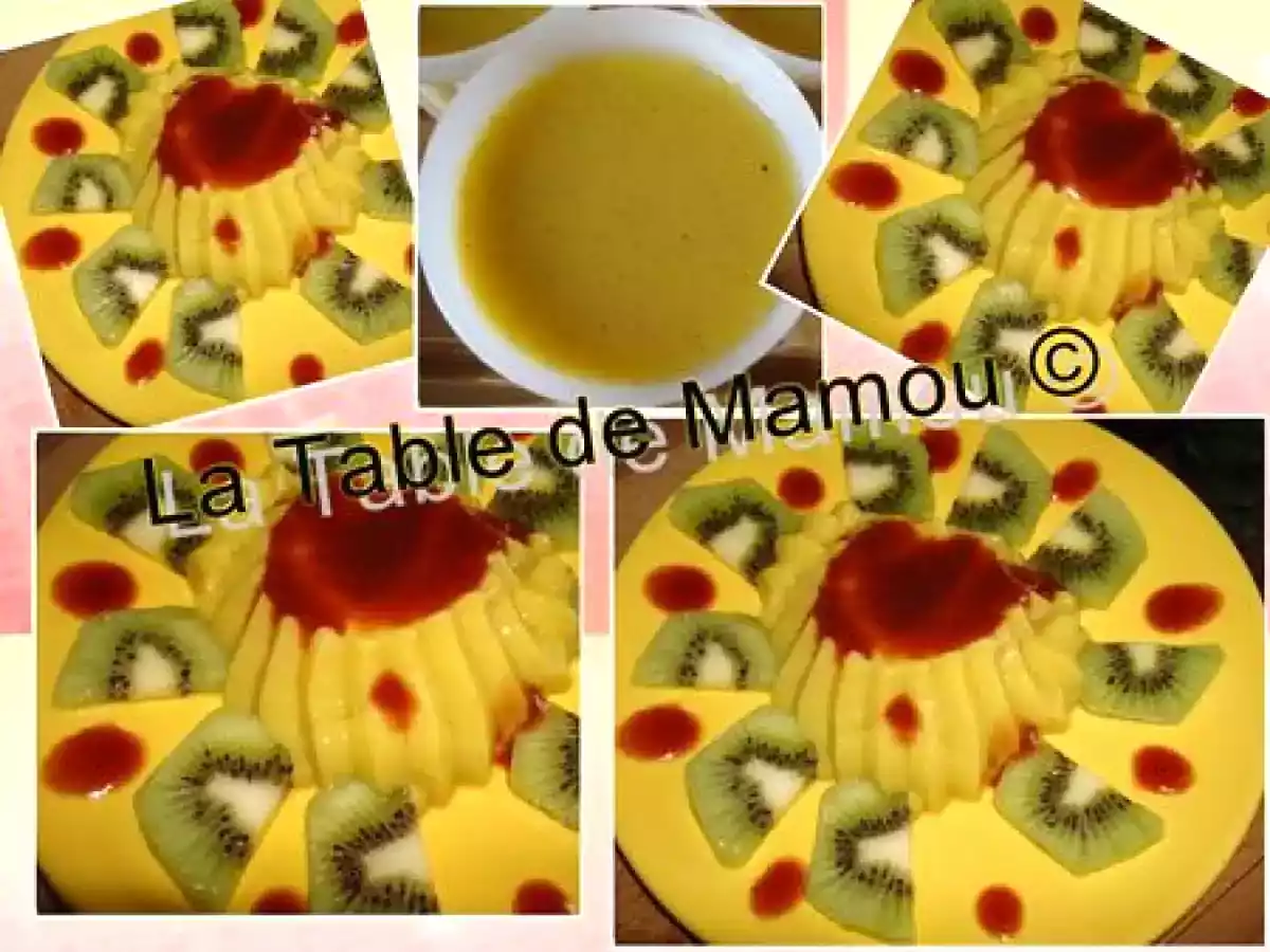 Flan aux kiwis