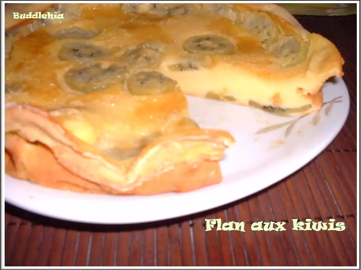 Flan aux kiwis