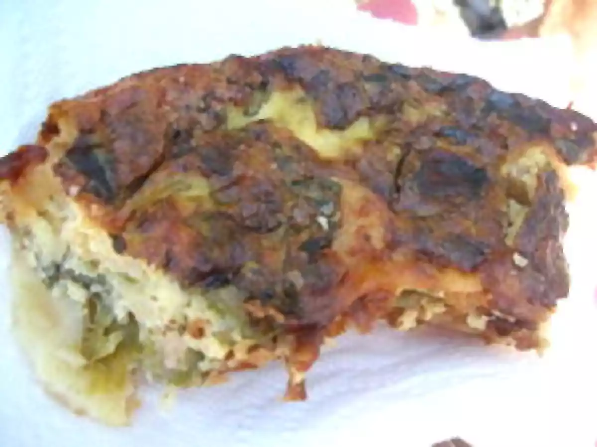 Flan aux noix de saint jacques et poireaux