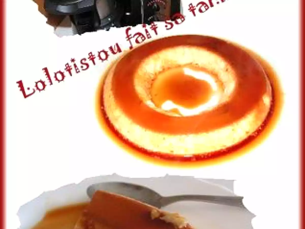 FLAN aux oeufs au COOK IN