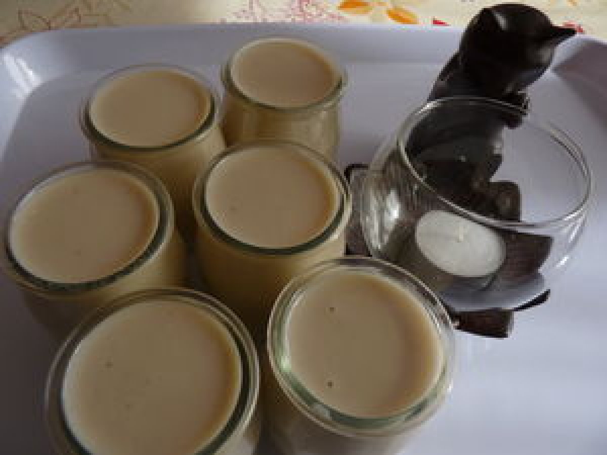 Recette de flan aux oeufs et lait d'amandes